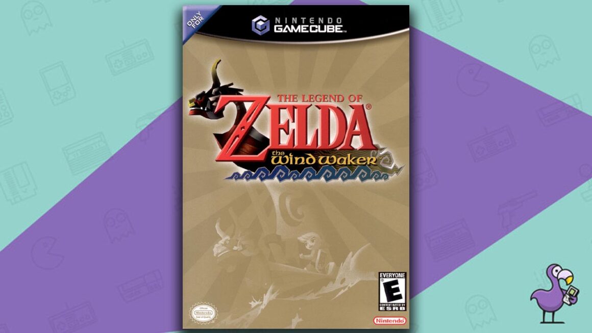 Los mejores juegos de GameCube: la portada de la caja del juego The Legend of Zelda: The WindWaker