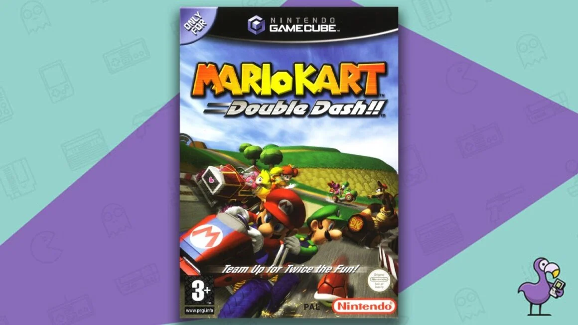 Los mejores juegos de GameCube - Mario Kart: carátula del juego Double Dash