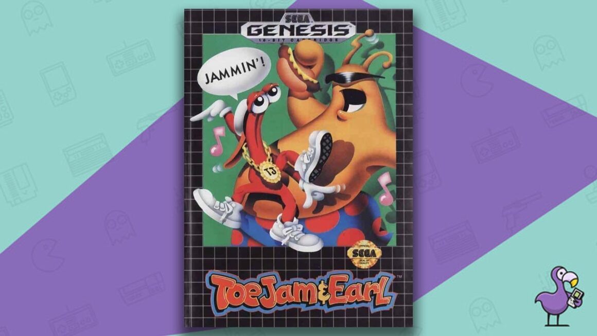 Los mejores juegos de Sega Genesis - Carátula del juego ToeJam & Earl