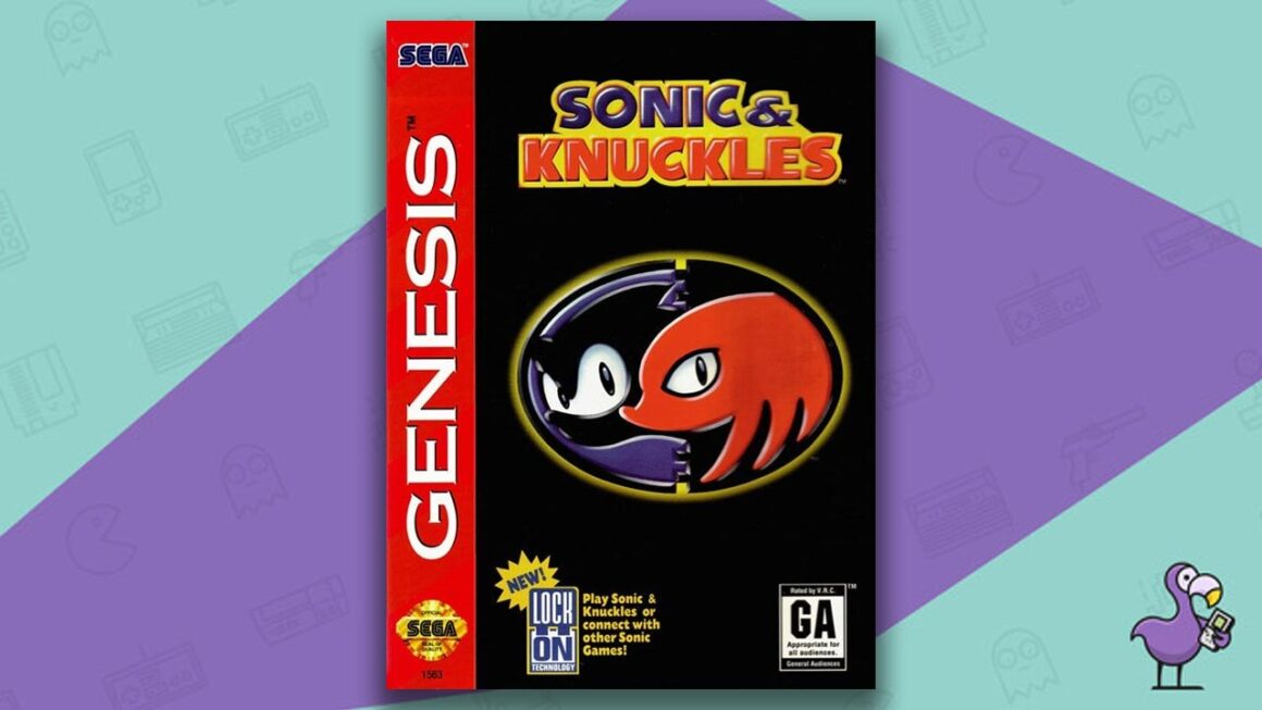 Los mejores juegos de Sega Genesis: carátula del juego Sonic & Knuckles