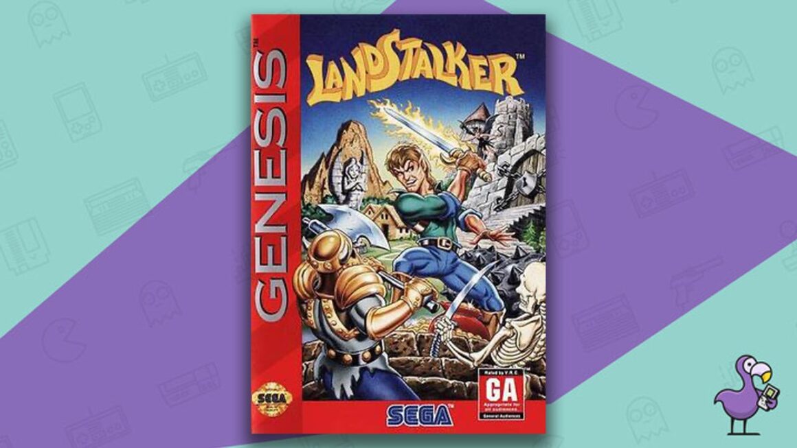 Los mejores juegos de Sega Genesis: portada del juego Landstalker