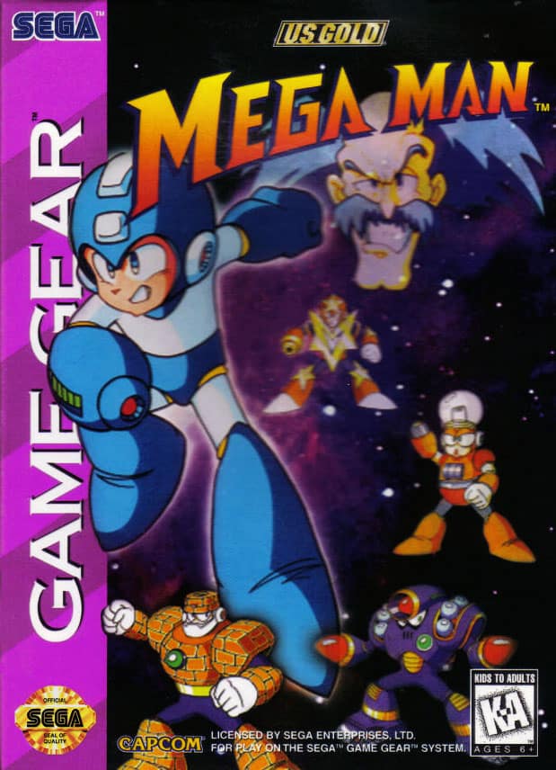 equipo de juego mega man sega
