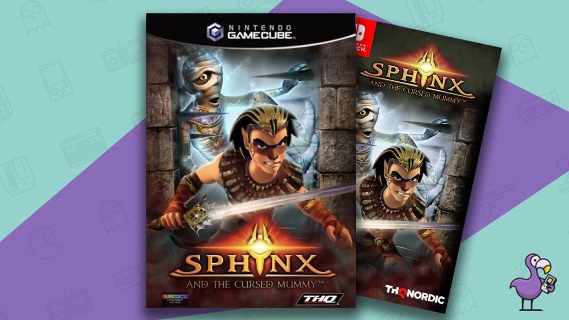 Los mejores juegos de GameCube en Switch - Sphinx and the Cursed Mummy game cases