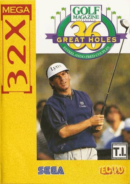 Los mejores juegos 32X - Golf Magazine: 36 Great Holes Starring Fred Couples portada