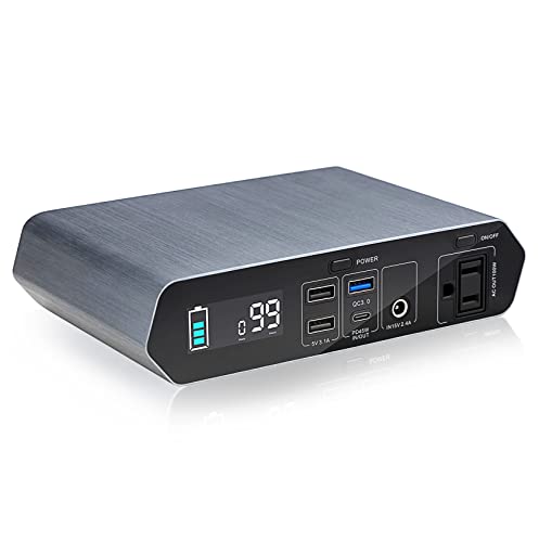 Banco de energía portátil con salida de CA HIYYDS - 100 W, 40,000 mAh