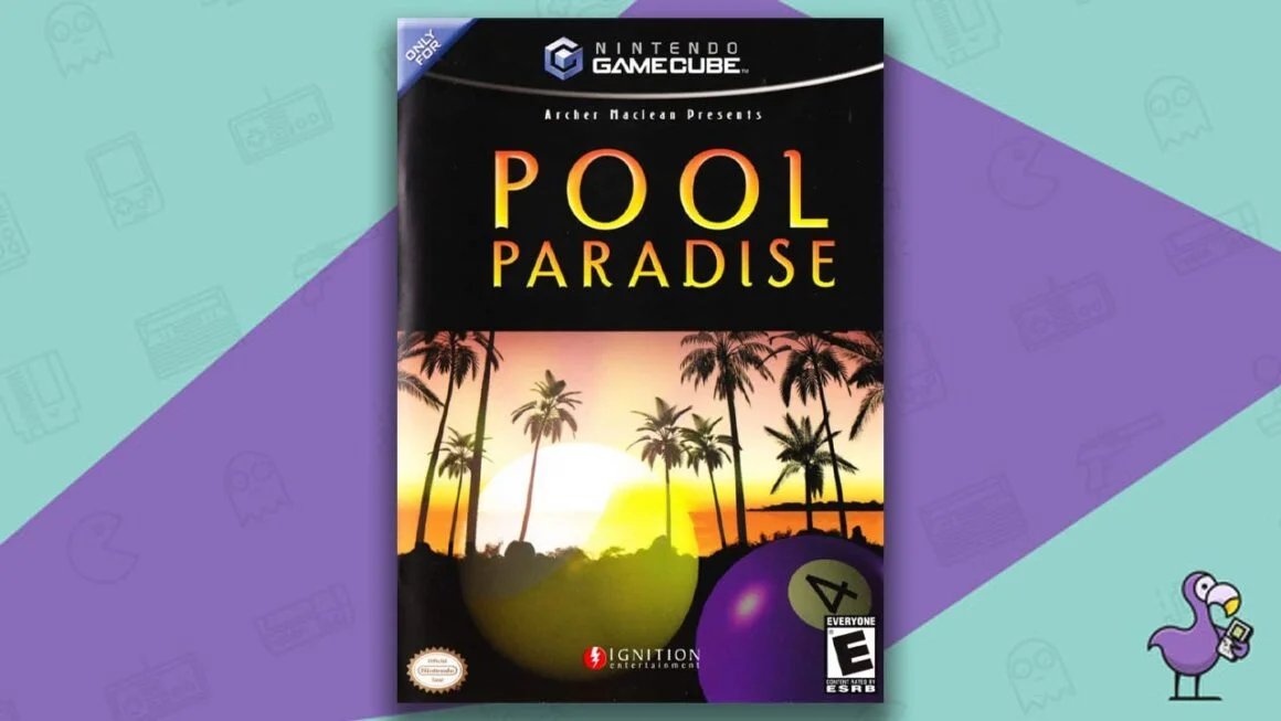 Los mejores juegos de GameCube: arte de portada de la caja del juego Pool Paradise