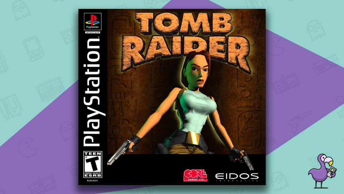 Los juegos de ps1 más vendidos - Carátula del juego Tomb Raider