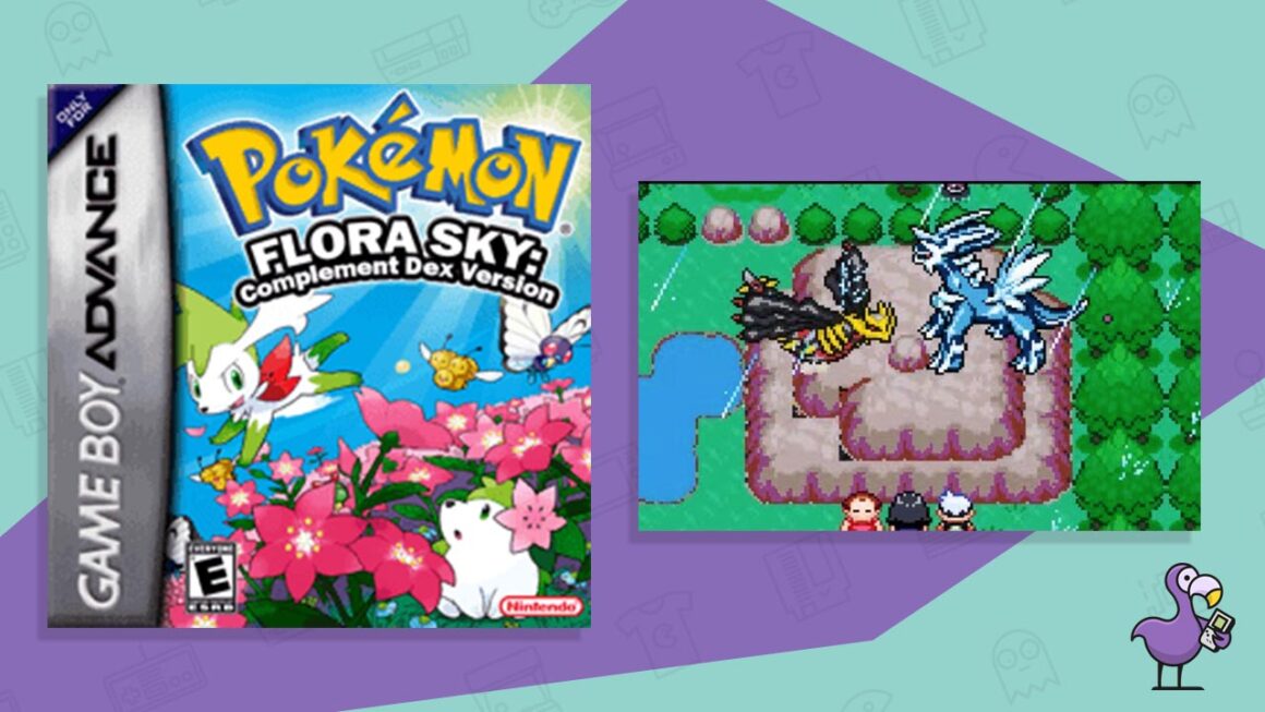 Los mejores trucos de ROM de Pokémon: estuche de juego Pokémon flora sky más jugabilidad modificada