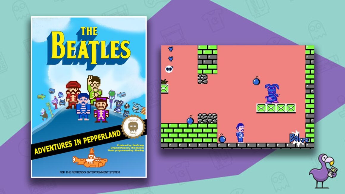 Los mejores hacks de Rom de NES - Las aventuras de los Beatles en Pepperland