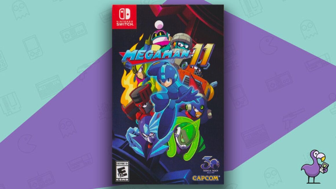 Los mejores juegos de Mega Man: portada de la caja del juego Mega Man 11