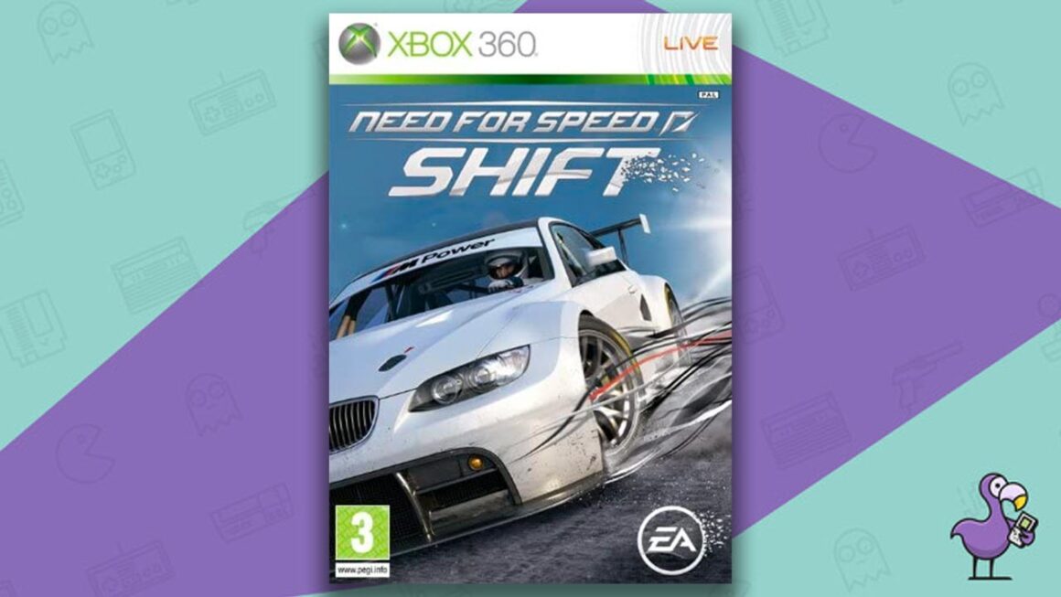 Los mejores juegos de Need for Speed: portada de la caja del juego Need for Speed ​​Shift