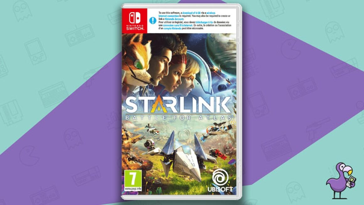 Los mejores juegos de Nintendo Switch de mundo abierto: portada de la caja del juego Starlink: Battle for Atlas