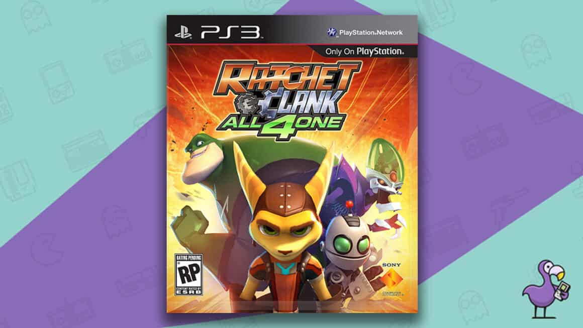 Los mejores juegos de Ratchet & Clank - Ratchet & Clank: All 4 One PS3 game case