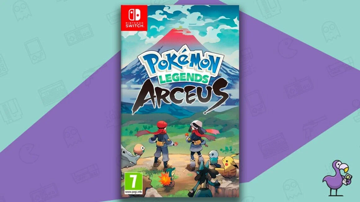 Los mejores juegos de anime para Switch - Pokemon Legends: carátula del juego Arceus