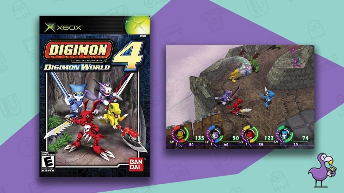 Los mejores juegos de Digimon - Digimon World 4 Game Case Cover Art