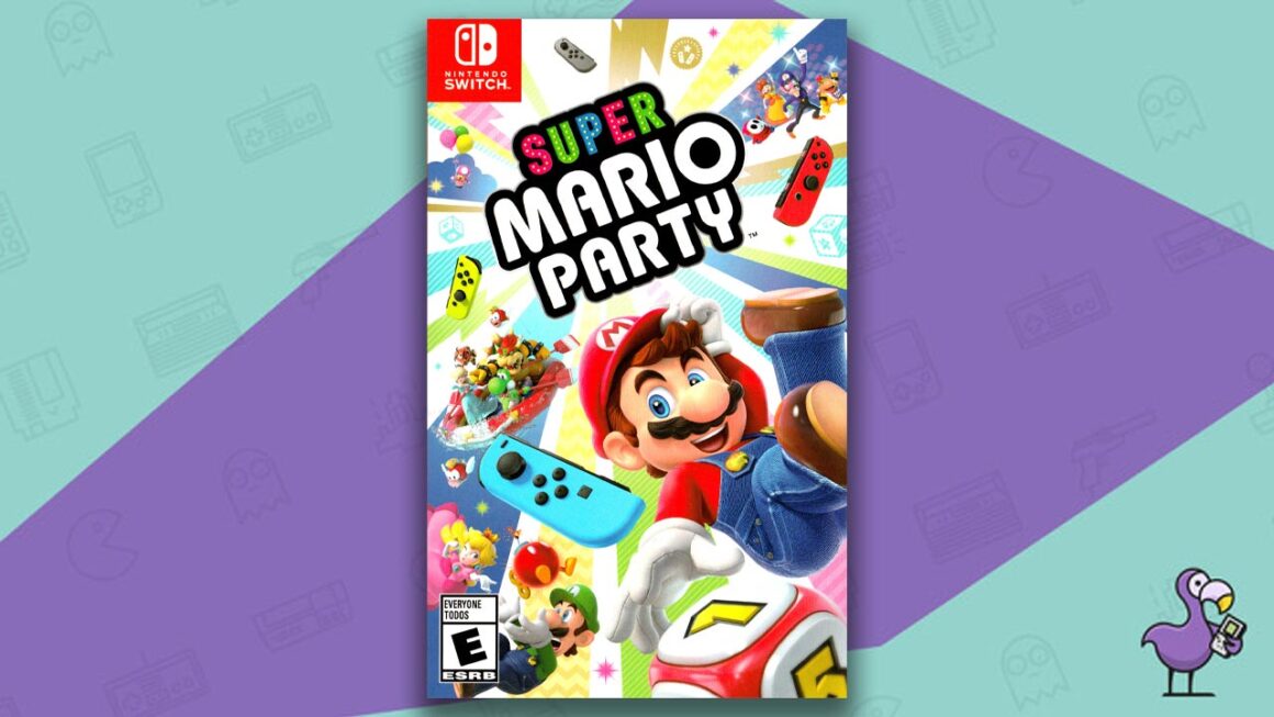 Los mejores juegos de Nintendo Switch: portada de la caja del juego Super Mario Party