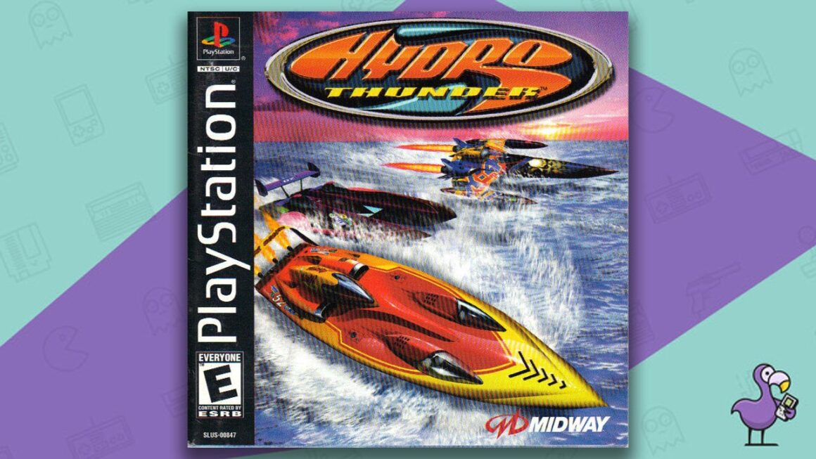 Los mejores juegos de carreras de PS1 - Carátula del juego Hyrdo Thunder