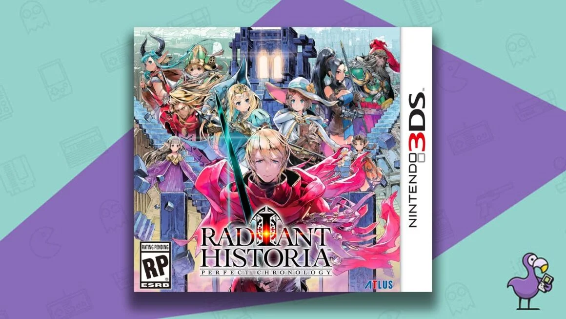 Los mejores JRPG: portada del juego Radiant Historia