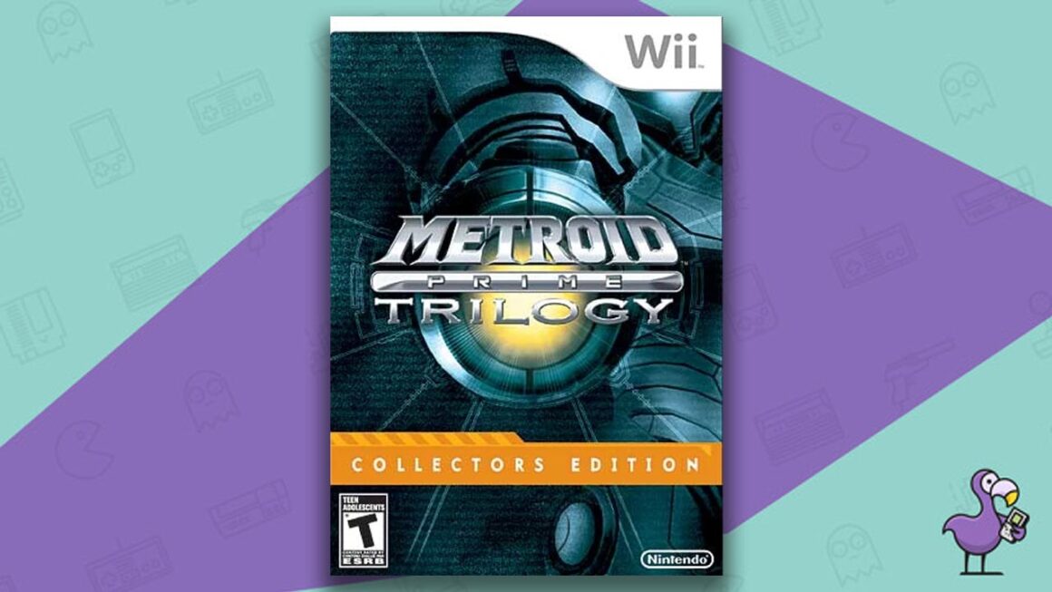 Rare Wii Games - Metroid Prime Trilogy: Steelbook Collector's Edition portada de la caja del juego