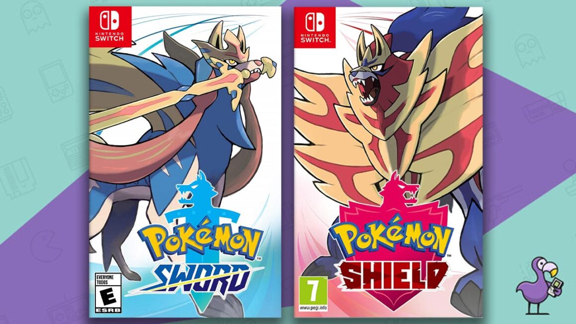 Los mejores juegos de Pokémon: portada de la caja del juego Pokémon Sword & Shield