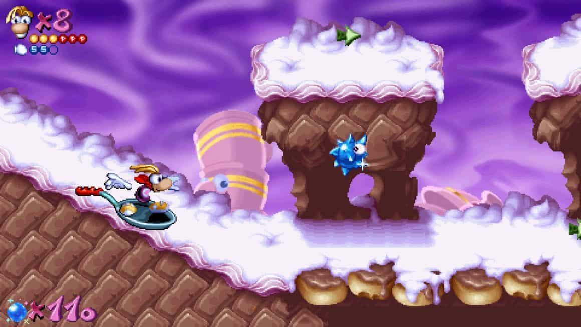 Rayman Redemption - Rayman en una cuchara