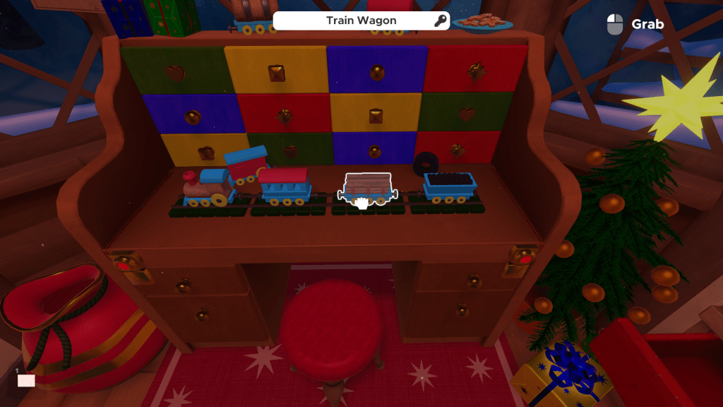 Escape Simulator Taller de Papá Noel Tren de vapor