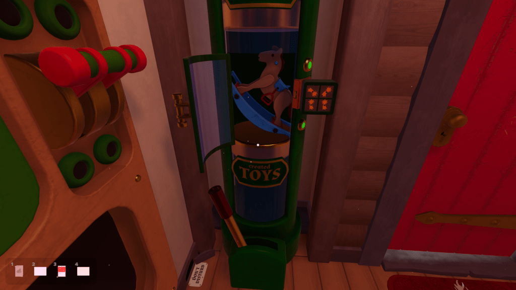 Escape Simulator Taller de Papá Noel Pony balancín