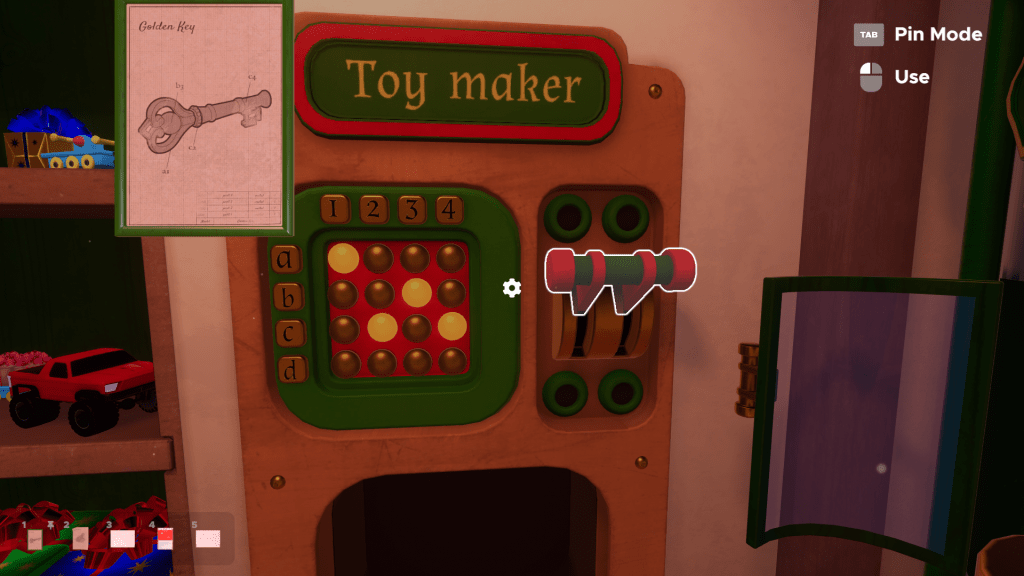 Escape Simulator Taller de Papá Noel Llave Dorada