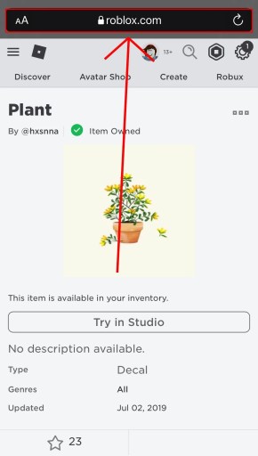 Cómo encontrar la identificación de la calcomanía de Roblox