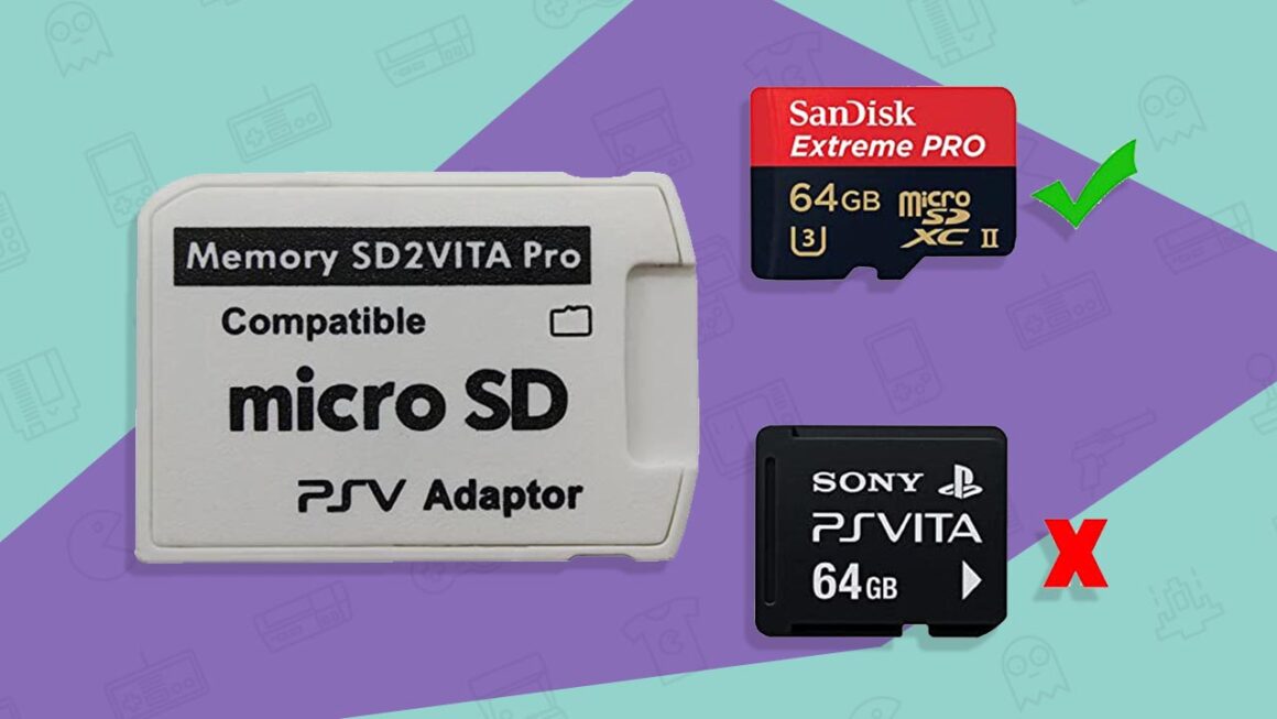 Adaptador de tarjeta de memoria PS Vita