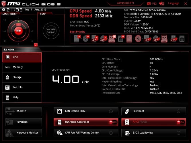 cómo verificar la temperatura de cpu